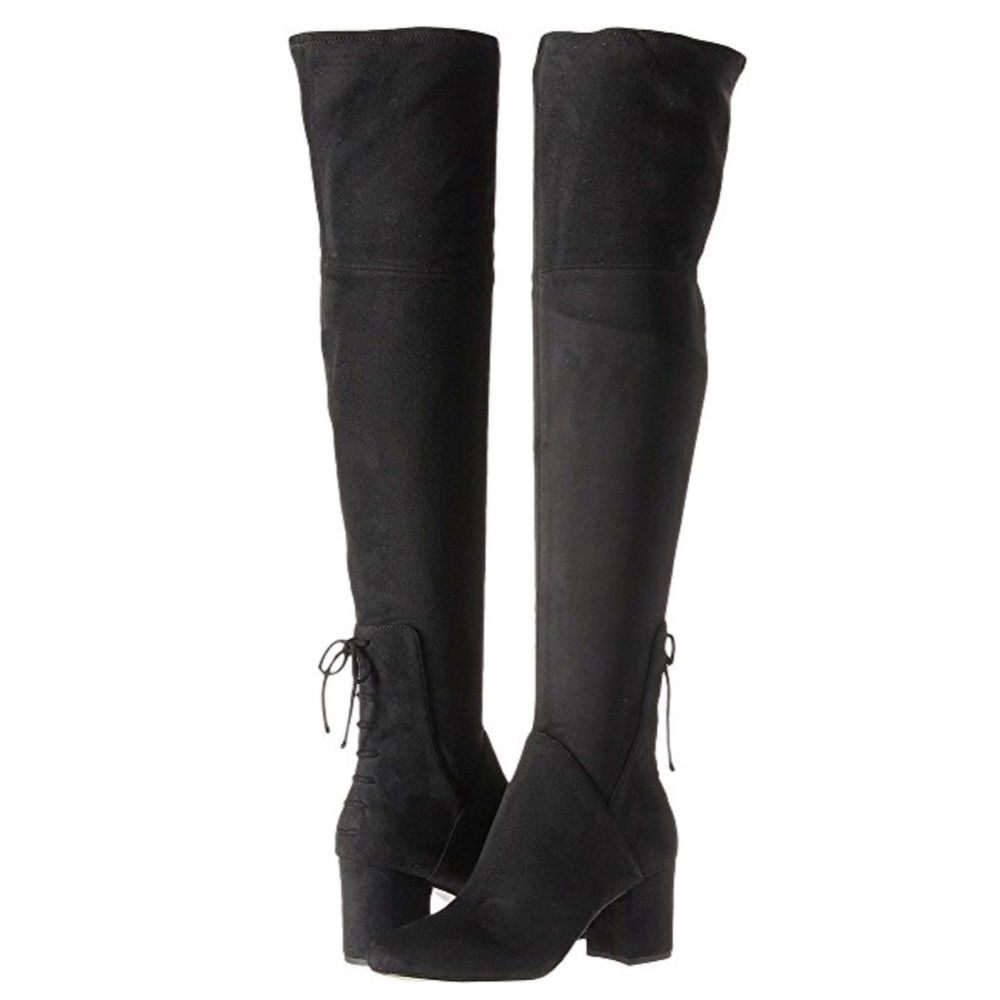 BLACK THIGH HIGH BOOTS